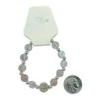 $1.00 San Benito, Saint Benedict Charm Stretch Bracelet (IBR-2555)