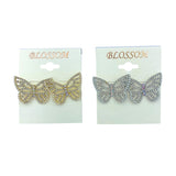 $1.00 Butterfly Crystal Earrings (IER-5409)