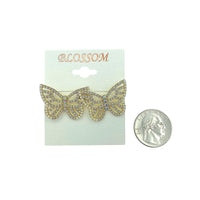 Bulk 12 PCS Butterfly Crystal Earrings (IER-5409)