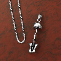 Stainless Steel Military Themed Necklace - 24 inches