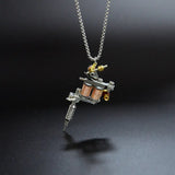 "The Ink Master" - Stainless Steel Tattoo Machine Necklace