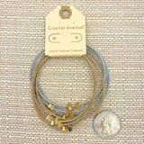 Guitar String Heart Charms Bracelet