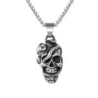 "Life & Death" - The Skull & Snake Necklace